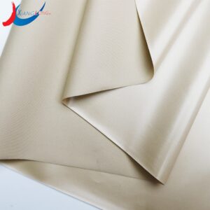 XL TPU Kaplamalı Polyester Örme Kumaş-Sütlü Çay